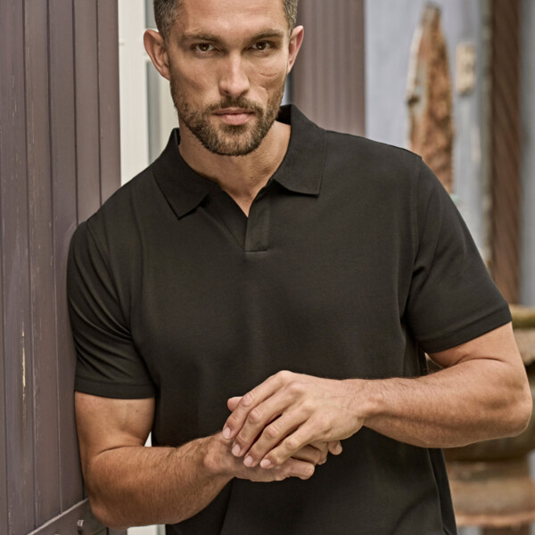 Men's Luxury Stretch V-Neck Polo Thumbnail