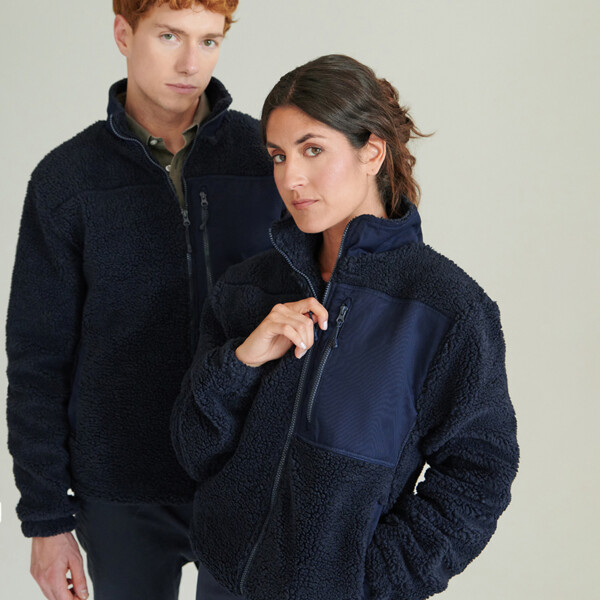 Front Row Recycled Sherpa Fleece Jacket Thumbnail