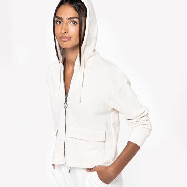 Native Spirit Ladies Full Zip Hooded Sweatshirt Thumbnail