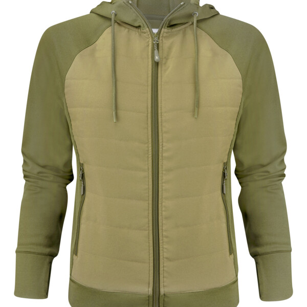 Ladies Keyport Full Zip Hooded Hybrid Jacket Thumbnail