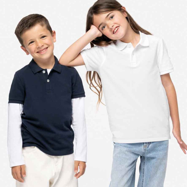 Native Spirit Kids Piqué Polo Shirt Thumbnail