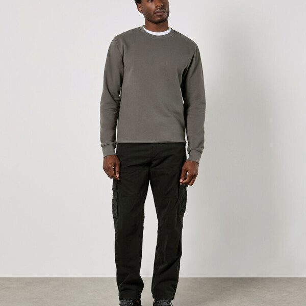 Regular fit piqué sweatshirt Thumbnail