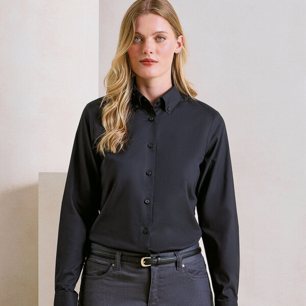 Women’s ‘Supreme’ Oxford long sleeve shirt Thumbnail