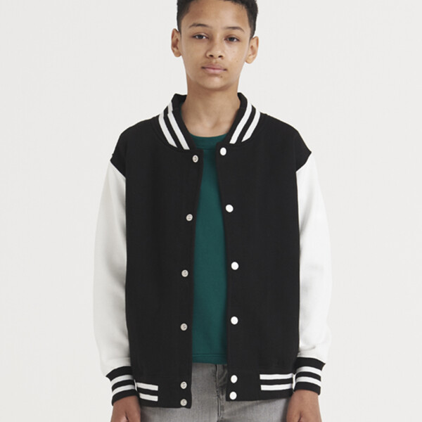 AWDis Kids Varsity Jacket Thumbnail