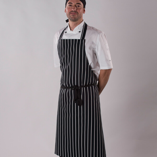 Dennys Stripe Bib Apron Thumbnail