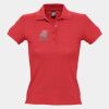 SOL'S Ladies People Cotton Piqué Polo Shirt Thumbnail